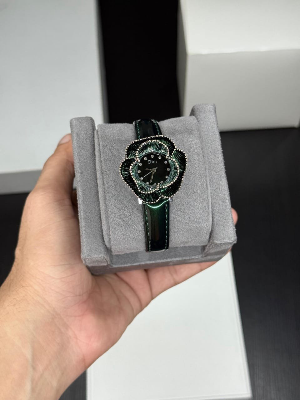 Dior Watch For Women Model D – Green Dial | Sapphire Crystal | 7A Quality