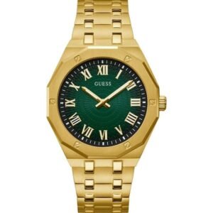 GUESS Gold Watch For Men | Full Japan Quartz Movement | Stainless Steel Gold Chain | Luxury Fashion Watch