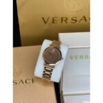 Versace Rose Gold Watch For Women