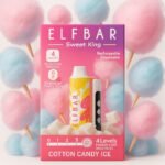 ELFBAR SWEETKING Cotton Candy 30000 Puffs High-Performance Disposable Vape – Malaysia Original