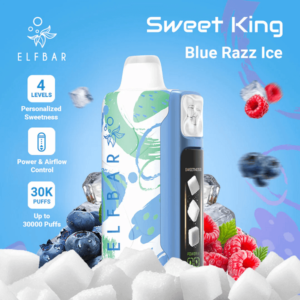 ELFBAR SWEETKING Blue Razz Ice 30000 Puffs Disposable Vape – Malaysia Original