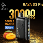 ELFBAR Raya D3 Pro Double Mango 30000 Puffs Disposable Vape – Black & Gold Edition | Anziv