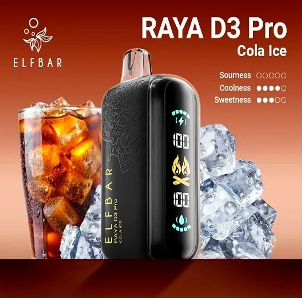 cola-elfbar-d3-pro-1 ELFBAR Raya D3 Pro Black and Gold Edition