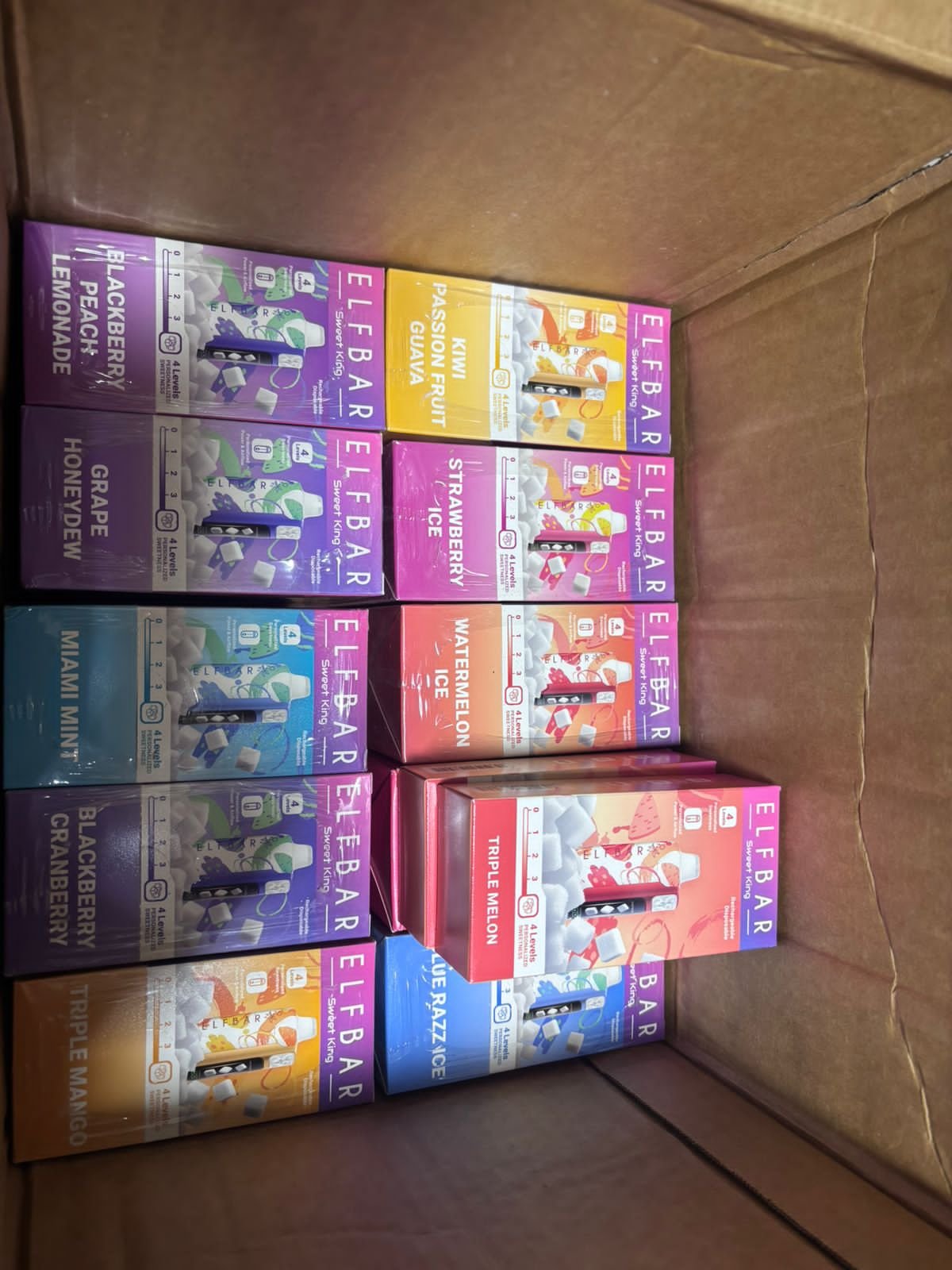 dgfd ELFBAR SWEETKING Cotton Candy 30000 Puffs High-Performance Disposable Vape – Malaysia Original