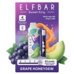 ELFBAR SWEETKING Grape Honey Dew 30000 Puffs High-Performance Disposable Vape – Malaysia Original