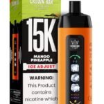Al Fakher Crown Bar 15000 Ice Adjust Disposable Vape Mango Pineapple