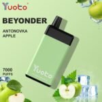 Yuoto Beyonder Rechargeable Disposable Vape 7000 Puffs Antonovka Apple – Original New