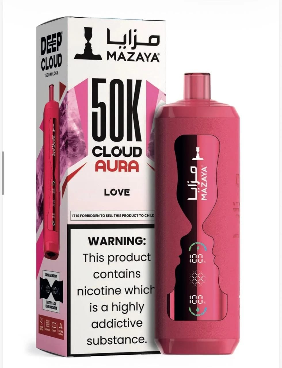 Mazaya Cloud Aura 50K Love Flavor