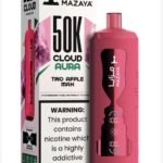 Mazaya Cloud Aura 50K Puffs Two Apple Max