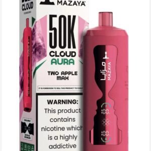 Mazaya Cloud Aura 50K Puffs Two Apple Max