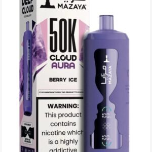 Mazaya Cloud Aura 50K Puffs Berry Ice Disposable Hookah | 50,000 Puffs Device