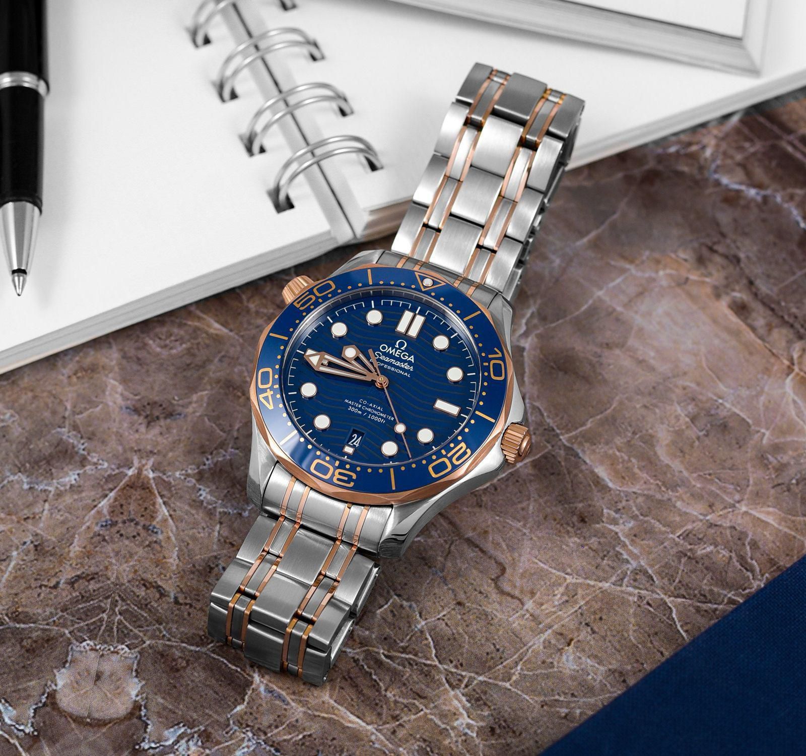 OMEGA Seamaster Diver 300M Blue Dial First Copy Watch For Men